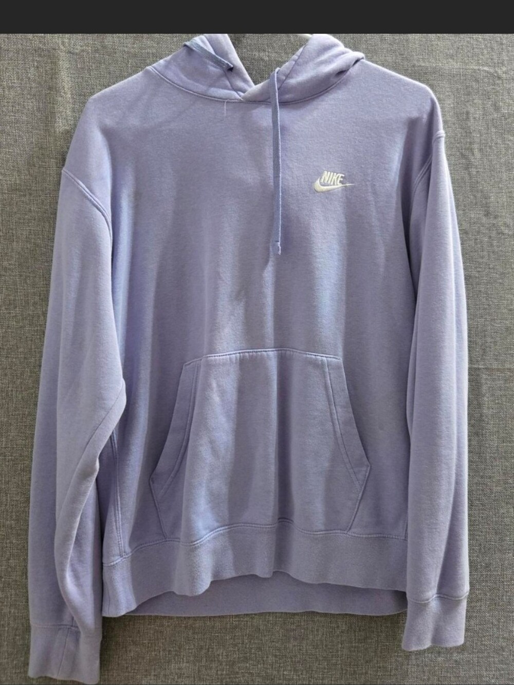 Nike Lavender Hoodie with White Swoosh Size Medium